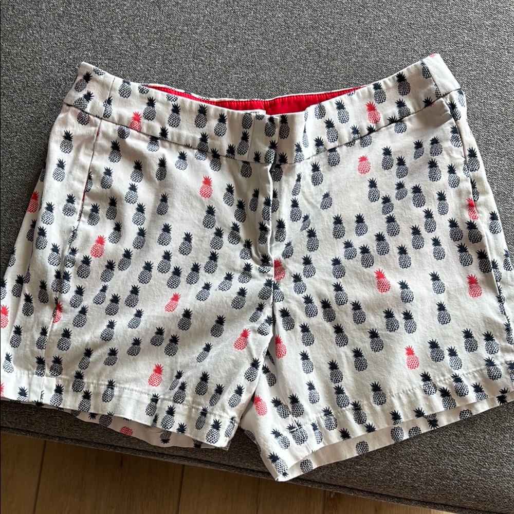 J. Crew Factory Black and White Bermuda Shorts